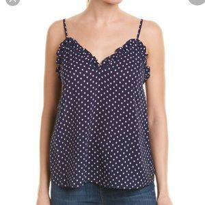 Rebecca Taylor sleeveless Ikat dot cami